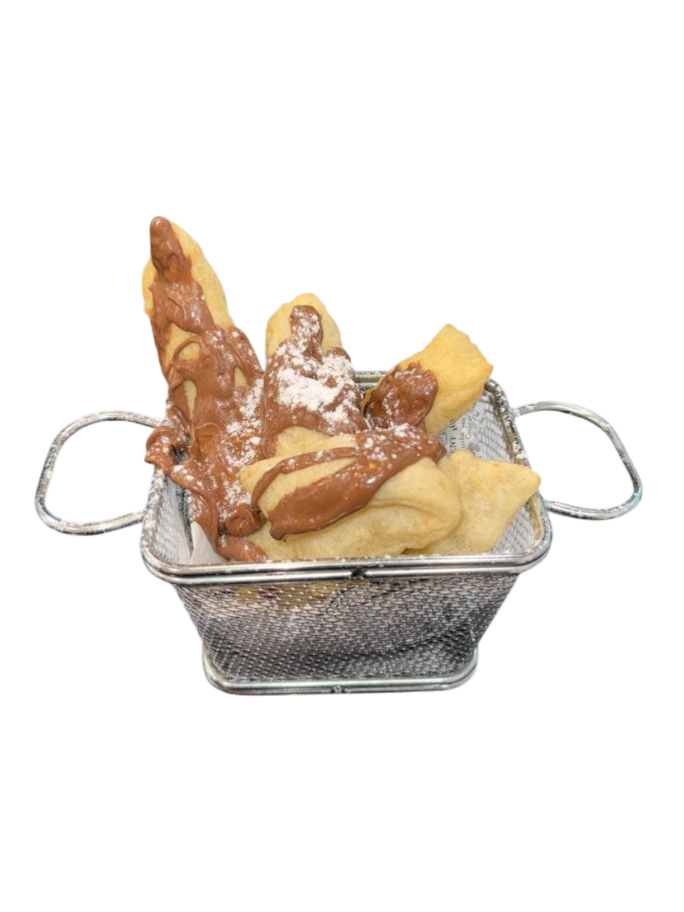 Tiras frita con Nutella